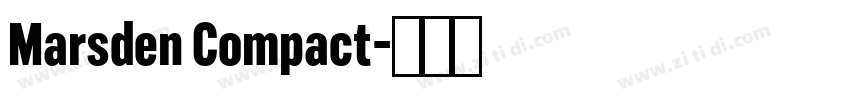 Marsden Compact字体转换